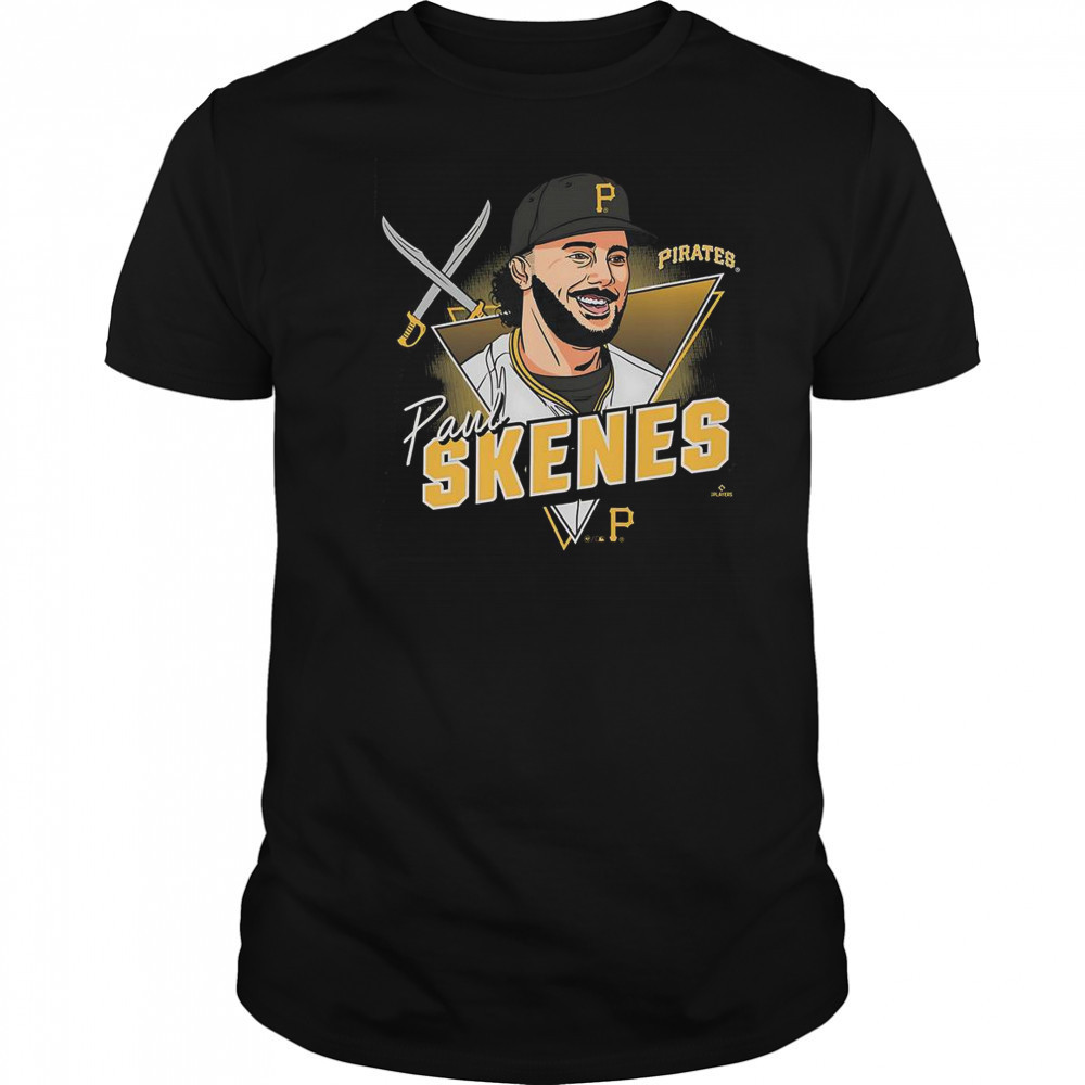Paul Skenes Pittsburgh Pirates Player Caricature T-Shirt