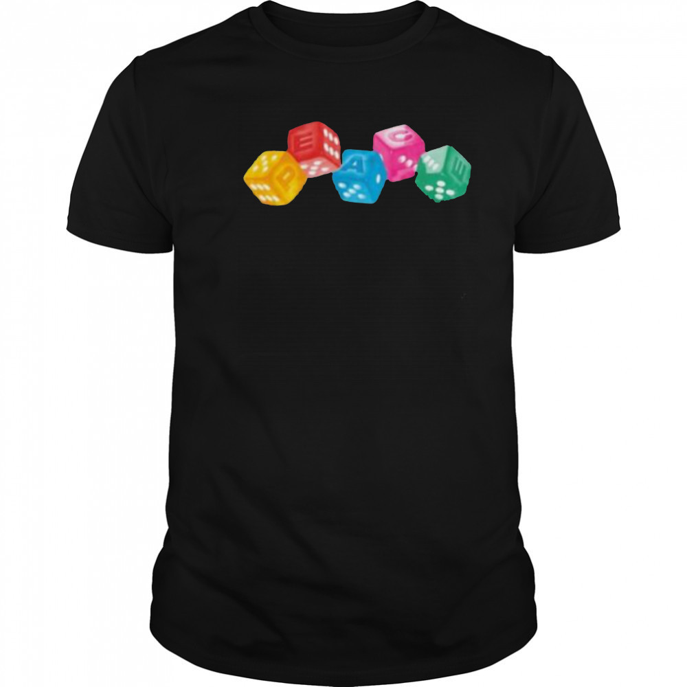 Peace dice shirt