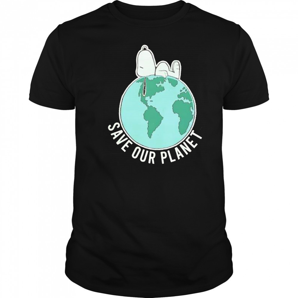 Peanuts Snoopy Save Our Planet shirt