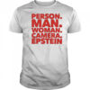 Person Man Woman Camera Epstein shirt