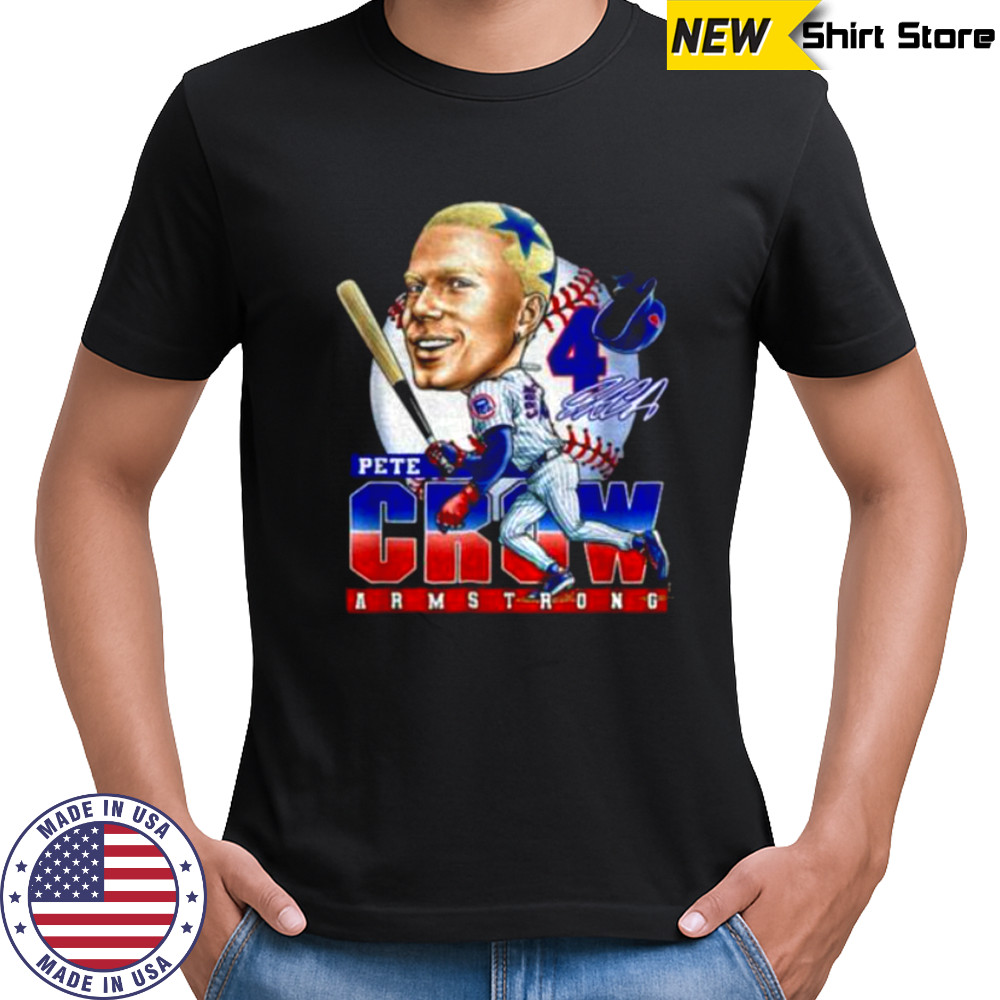 Pete Crow Armstrong Chicago Baseball cartoon big head MLB 2025 signature shirt
