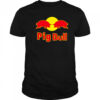 Pig bull red bull parody shirt