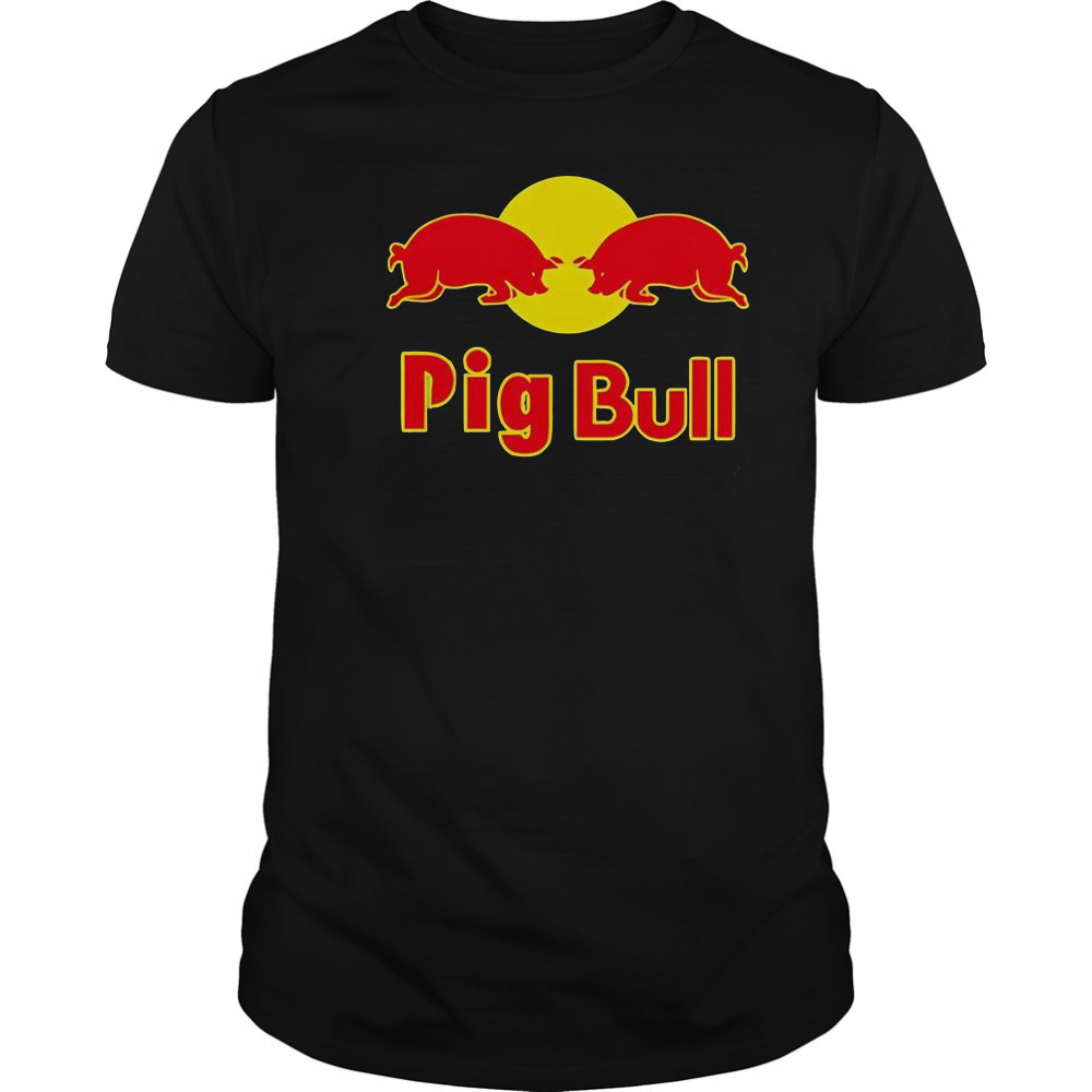 Pig Bull Red Bull Parody T-Shirt