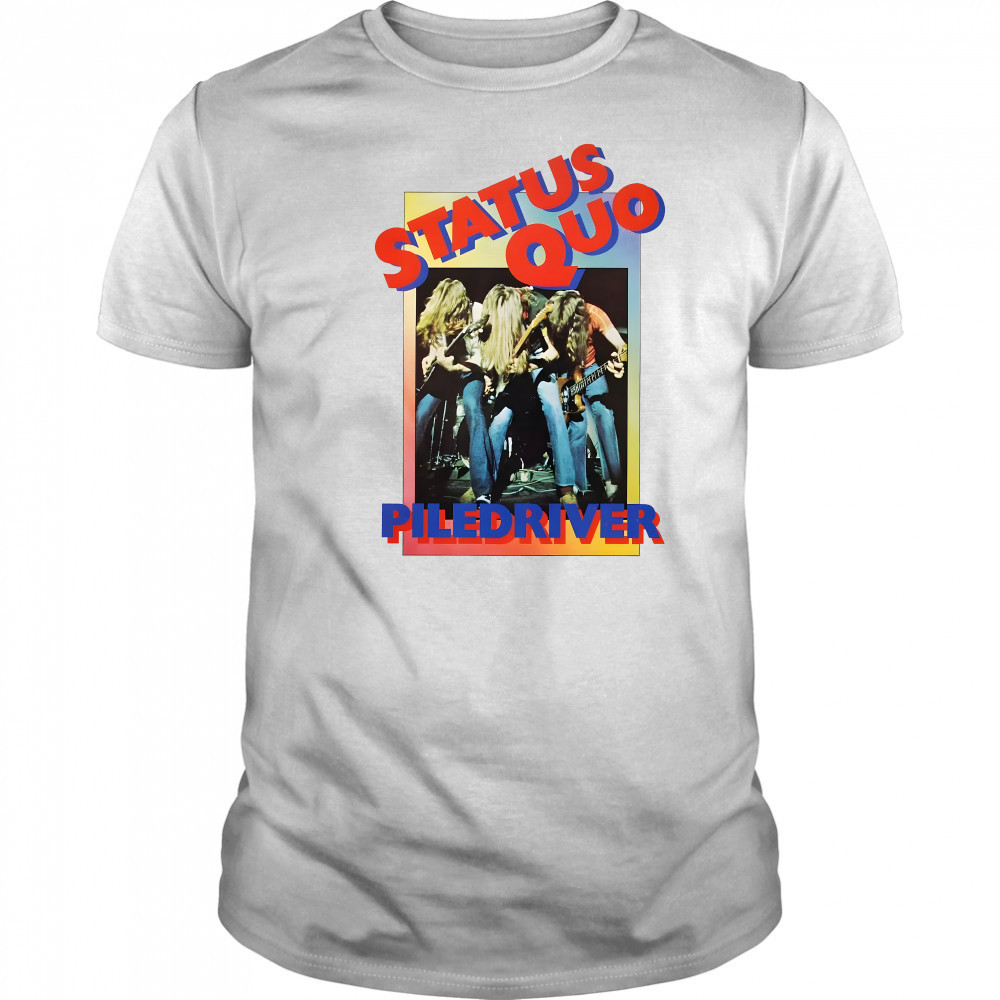 Piledriver Album Art Status Quo shirt