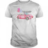 Pink car get in we’re going to the bookstore shirt