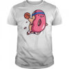 Pink Dunkin Donut Baseball shirt