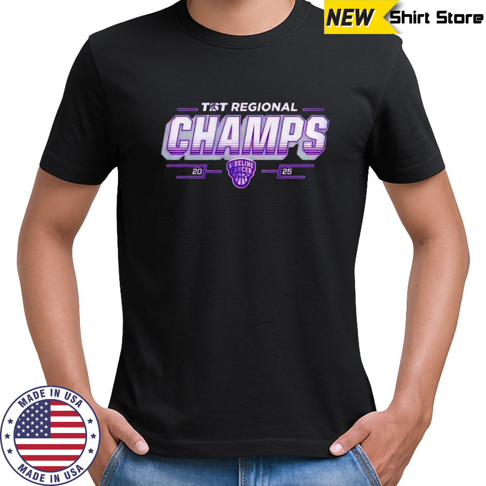Portland first WNBA Always Top Sideline Cancer TIST Regional Champs 2025 T-Shirt