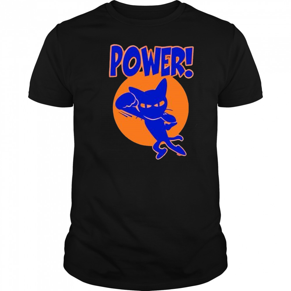 Power Cat design shirt