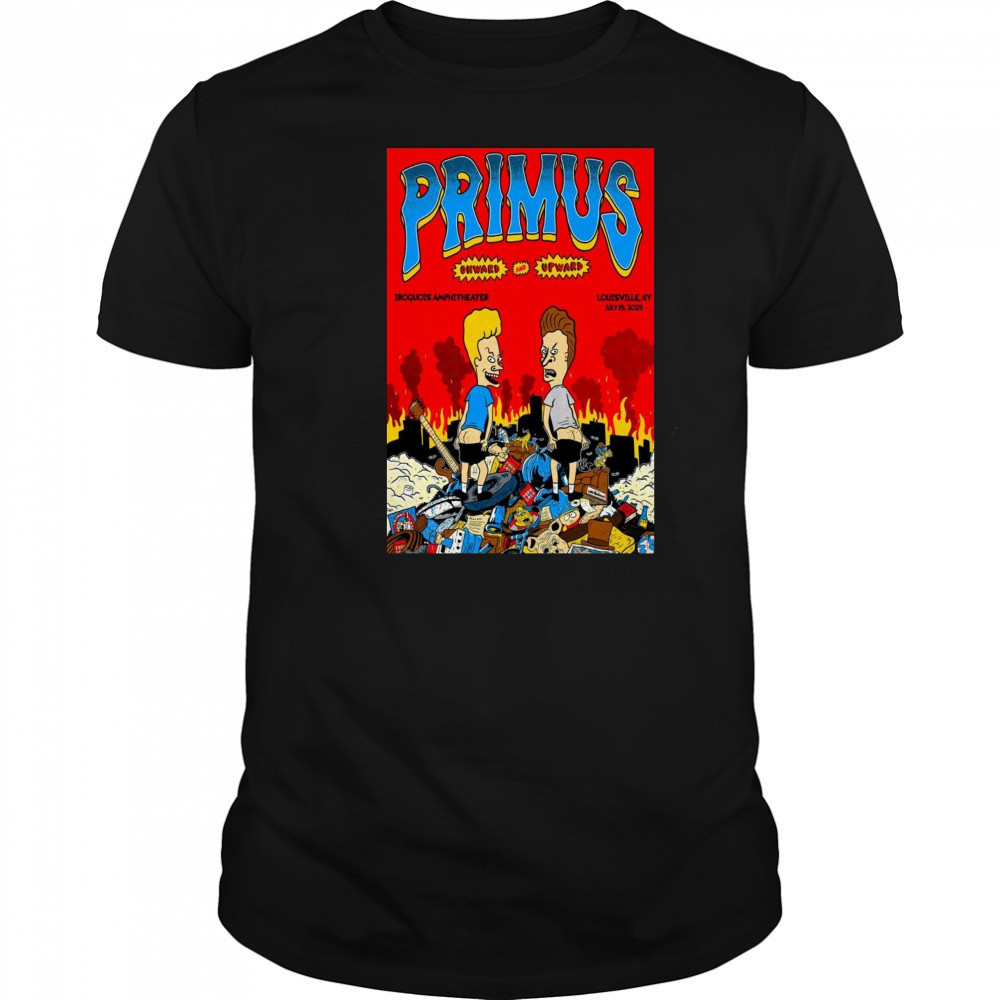 Primus Iroquois Amphitheater In Louisville KY 7-15-2025 Poster T-Shirt