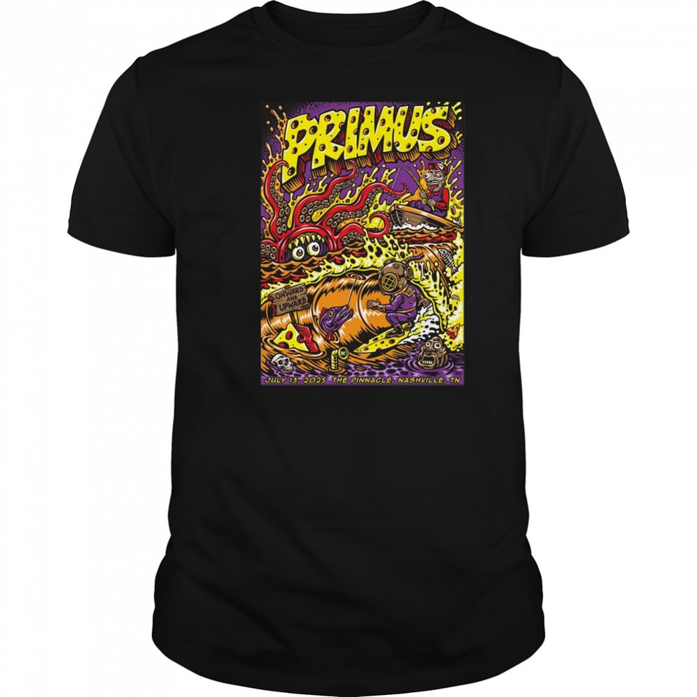 Primus July 13 2025 The Pinnacle Nashville TN Shirt