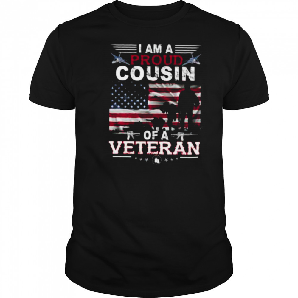 Proud Cousin Veteran Nothing Scares Patriotic Veterans Day Long Sleeve Shirt