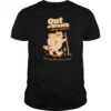 Raccoon out of breath hiking society shirt