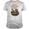Raccoon relax with coffee let the good times roll shirt