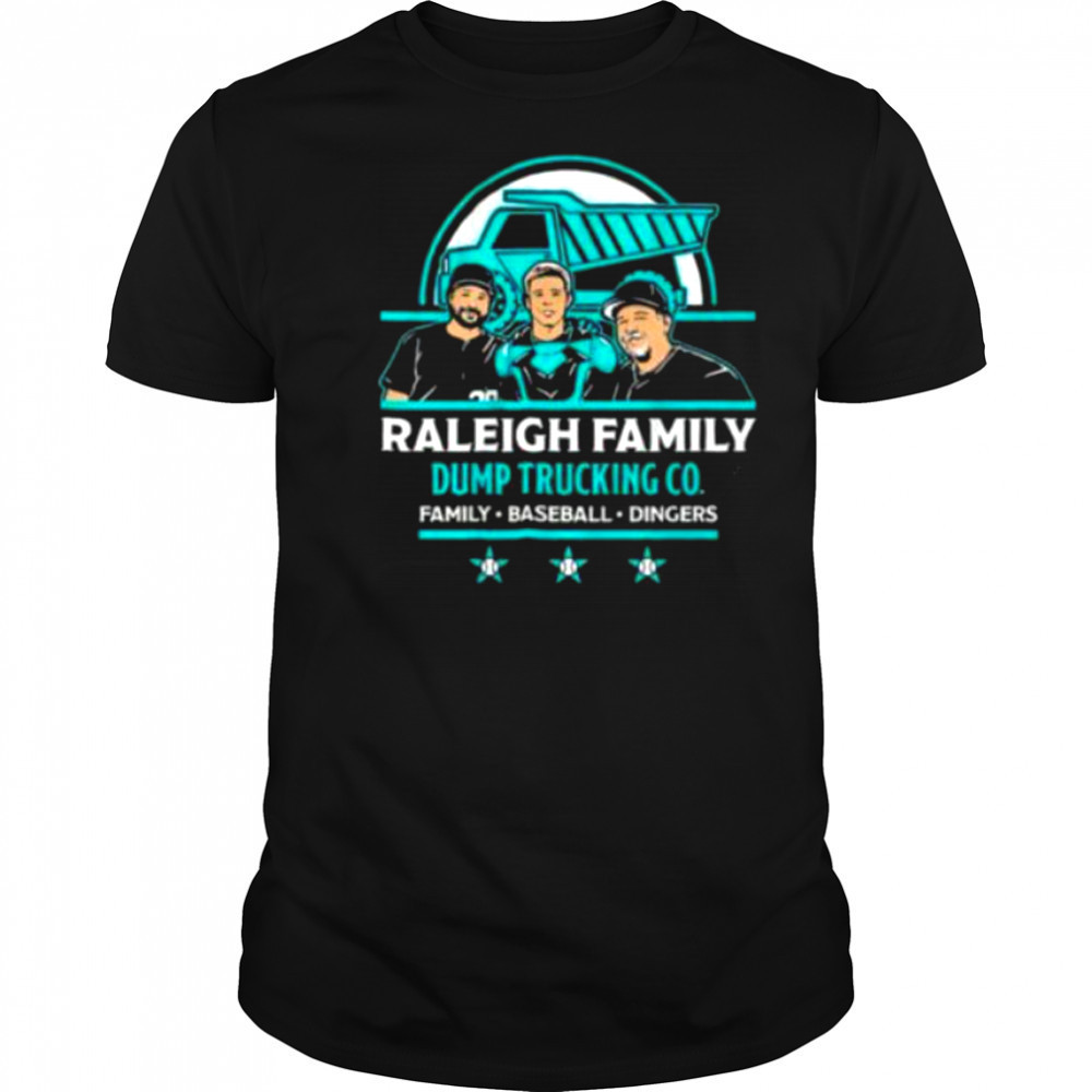 Raleigh Family Dump Trucking Co. family baseball dingers shirt