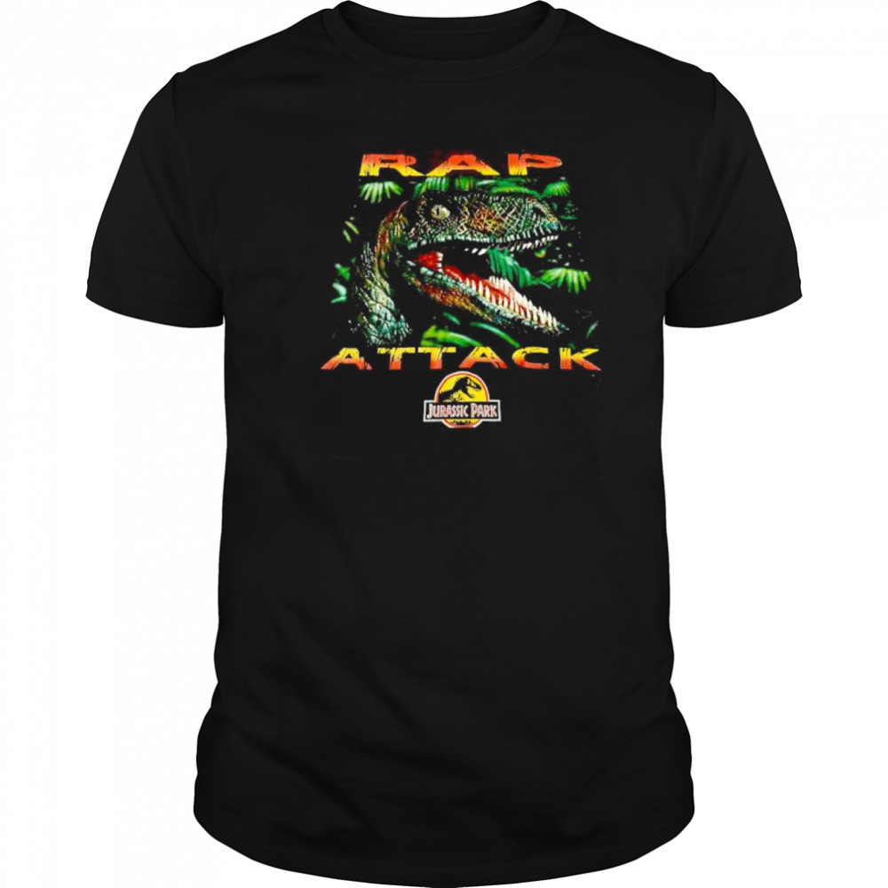 Rap Attack Jurassic Park graphic shirt