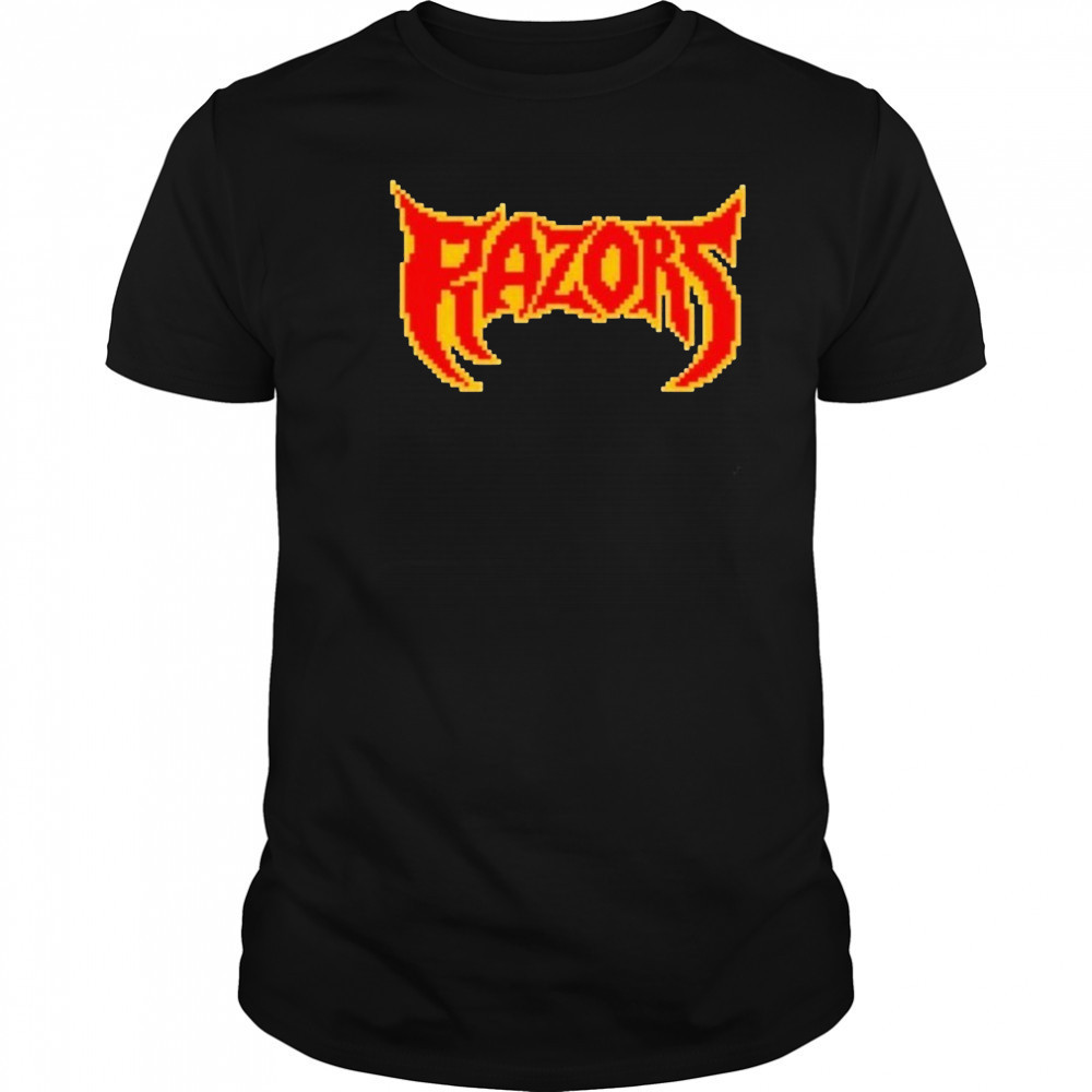 Razors Blockchain Pixel Logo T-Shirt