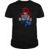 Red white and beautiful roses shirt