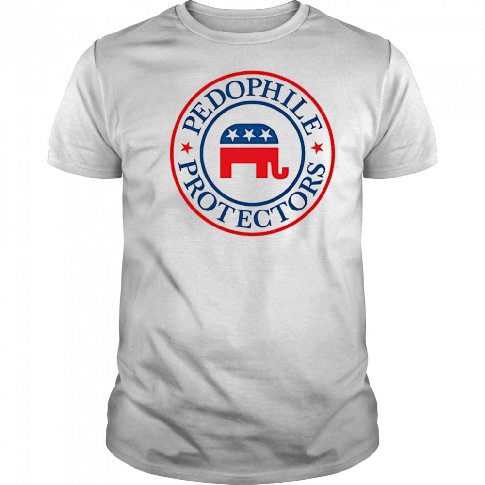 Republicans Pedophile Protectors logo shirt