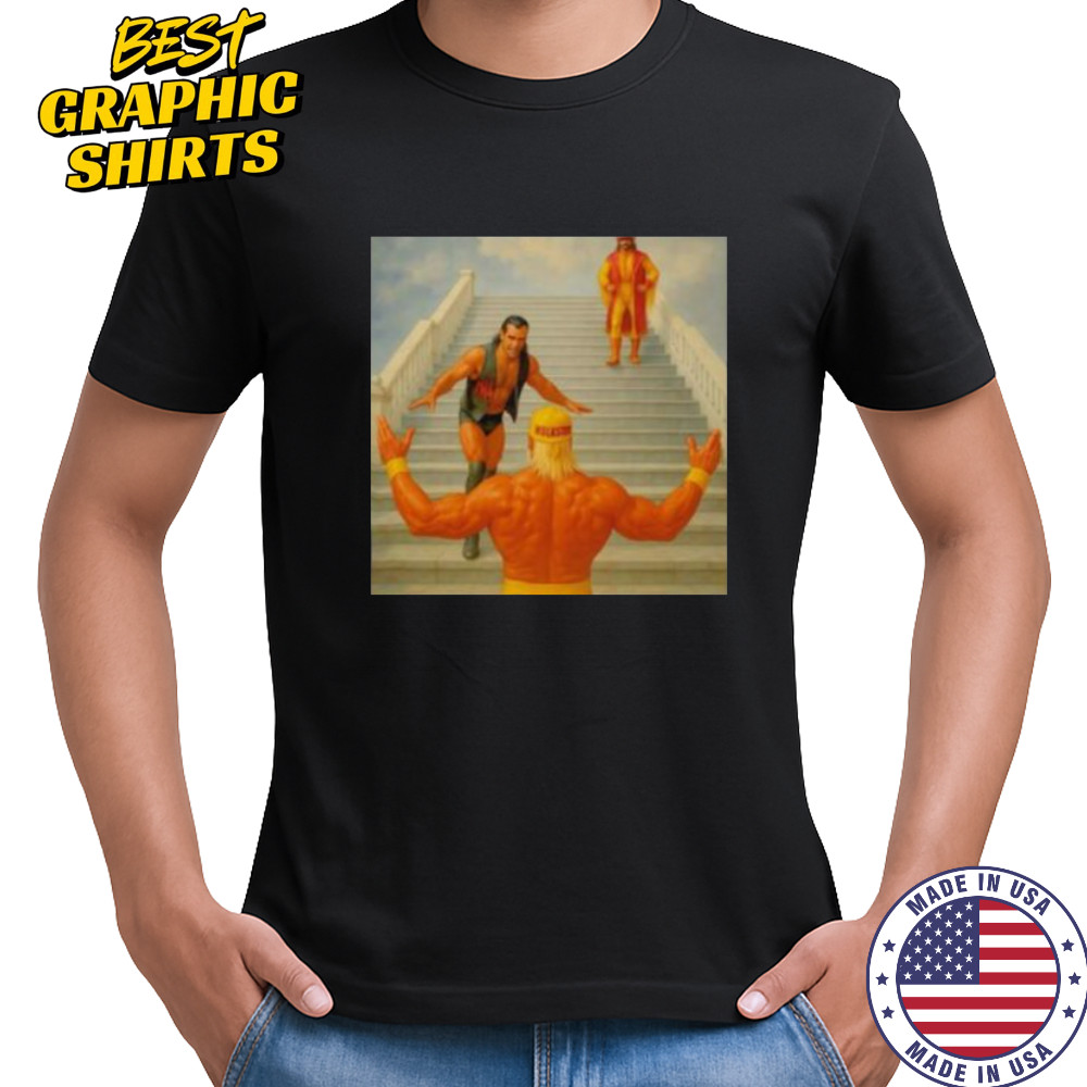 Rest in peace Hulk Hogan wrestling heaven is now running wild shirt