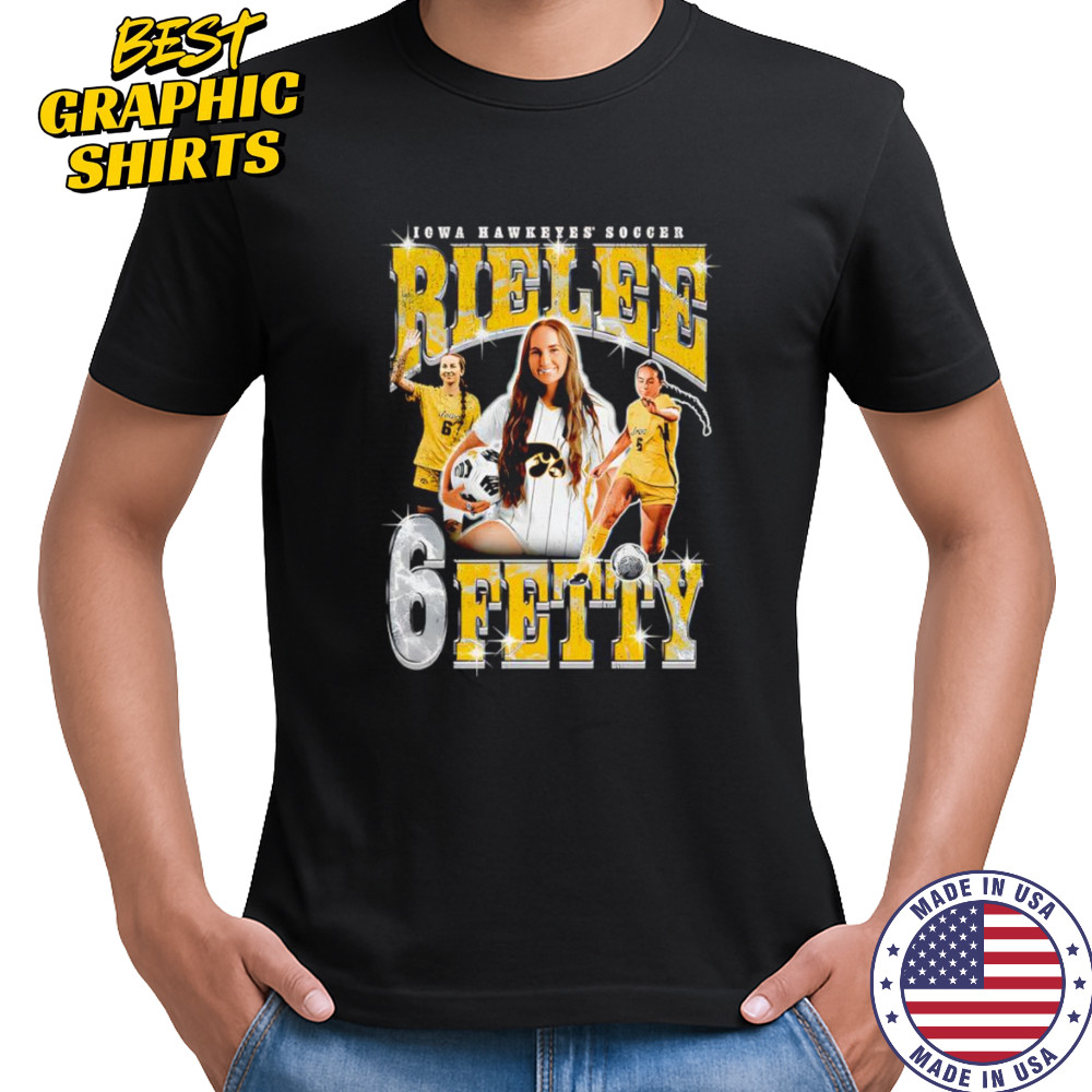 Rielee Fetty Iowa Hawkeyes soccer retro shirt