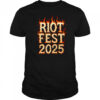 Riot Fest 2025 burning shirt