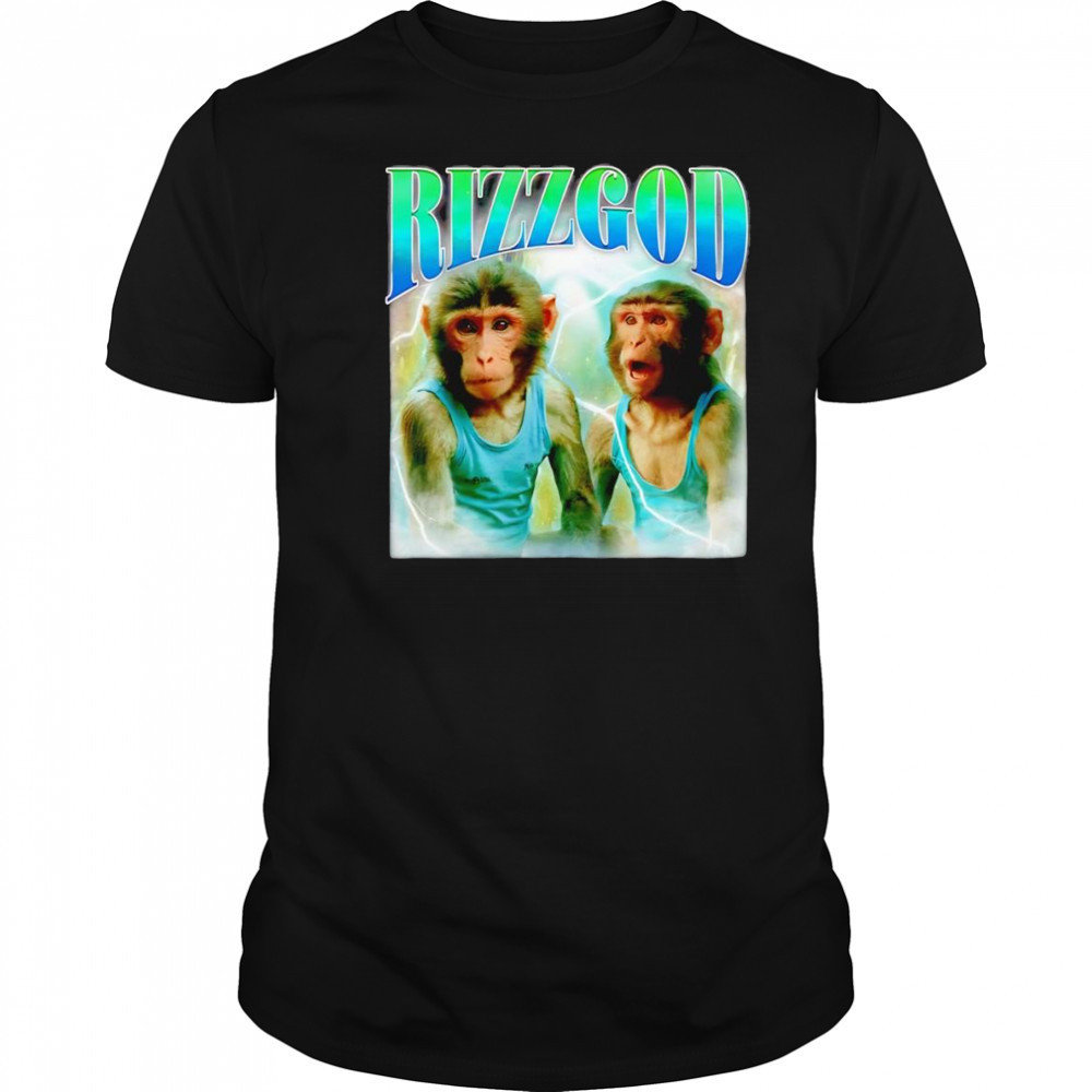 Rizzgod monkey bootleg shirt