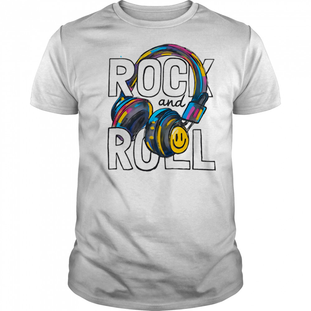 Rock and Roll earphone pride shirt