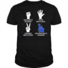 Rock beats scissor paper beats rock nothign beats Los Angeles Dodgers shirt