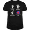 Rock Beats Scissors Paper Beats Rock Scissors Beats Paper Nothing Beats Cubs T-Shirt