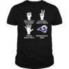 Rock Beats Scissors Paper Beats Rock Scissors Beats Paper Nothing Beats Los Angeles Rams shirt
