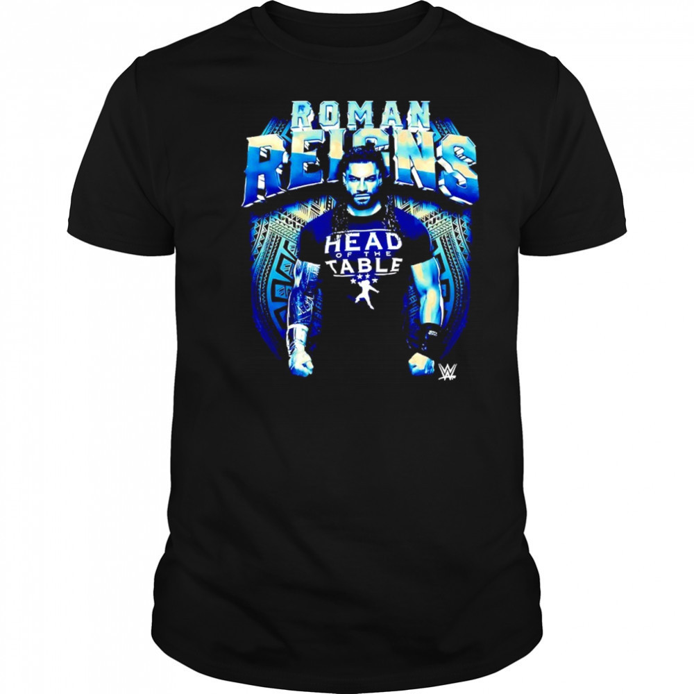 Roman Reigns WWE wearing head of the table shirt