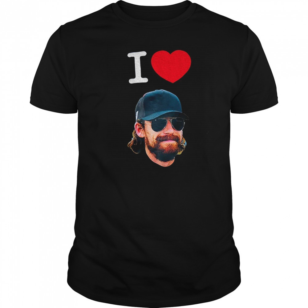 Ryan Blaney beard I love Blaney Canadians MLB shirt