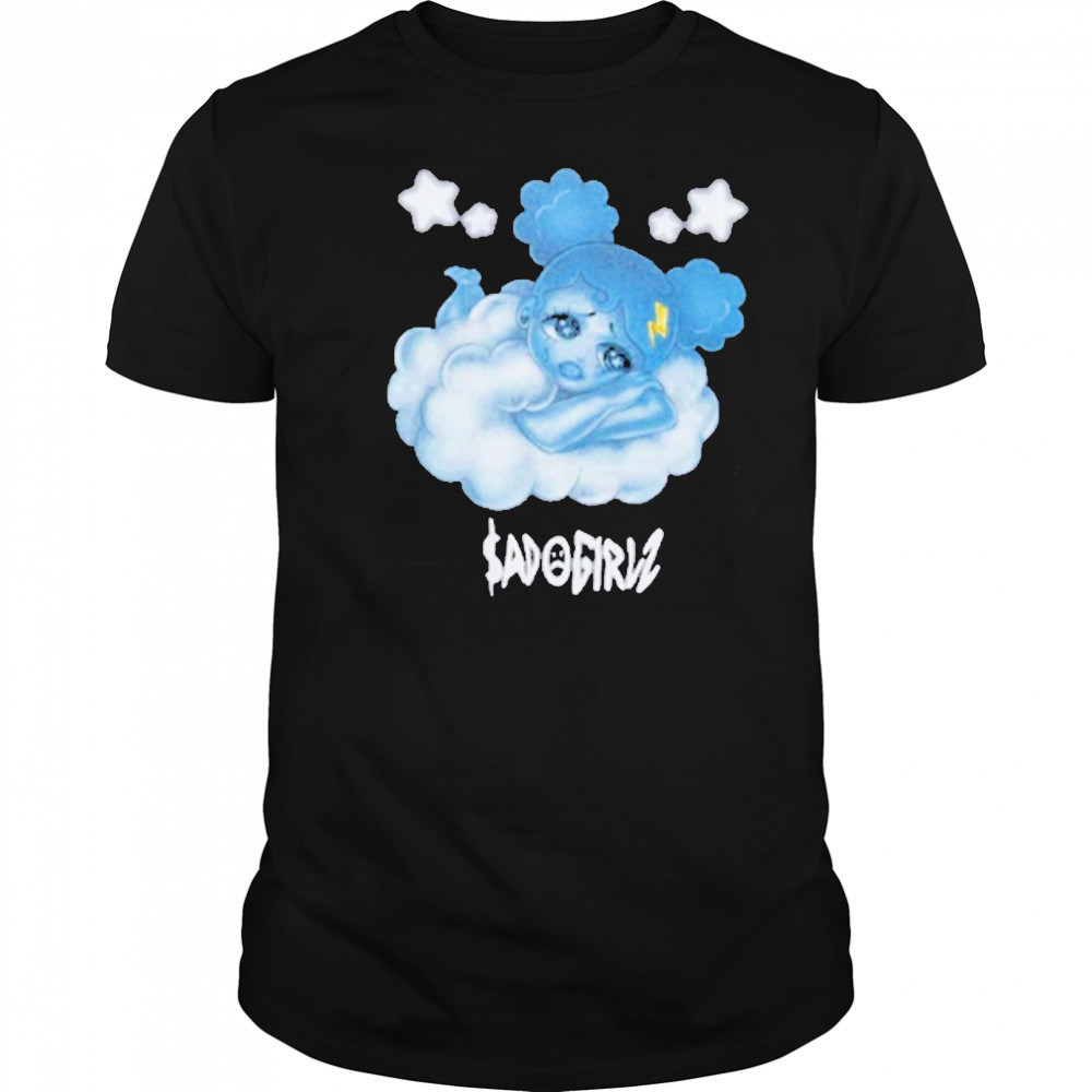 Sad Girlz Blue Airbrush 2025 T-Shirt