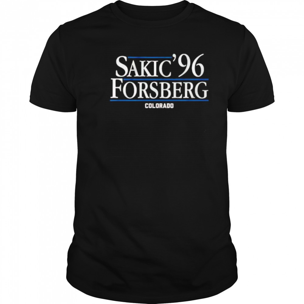 Sakic Forsberg ’96 shirt