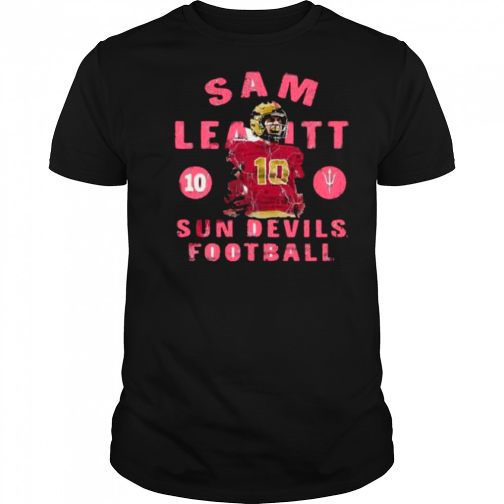 Sam Leavitt 10 Sun Devils football 2025 season 90s vintage shirt
