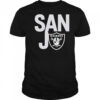 San Jo Las Vegas Raiders logo shirt