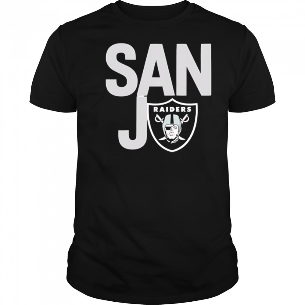 San Jo Las Vegas Raiders logo shirt