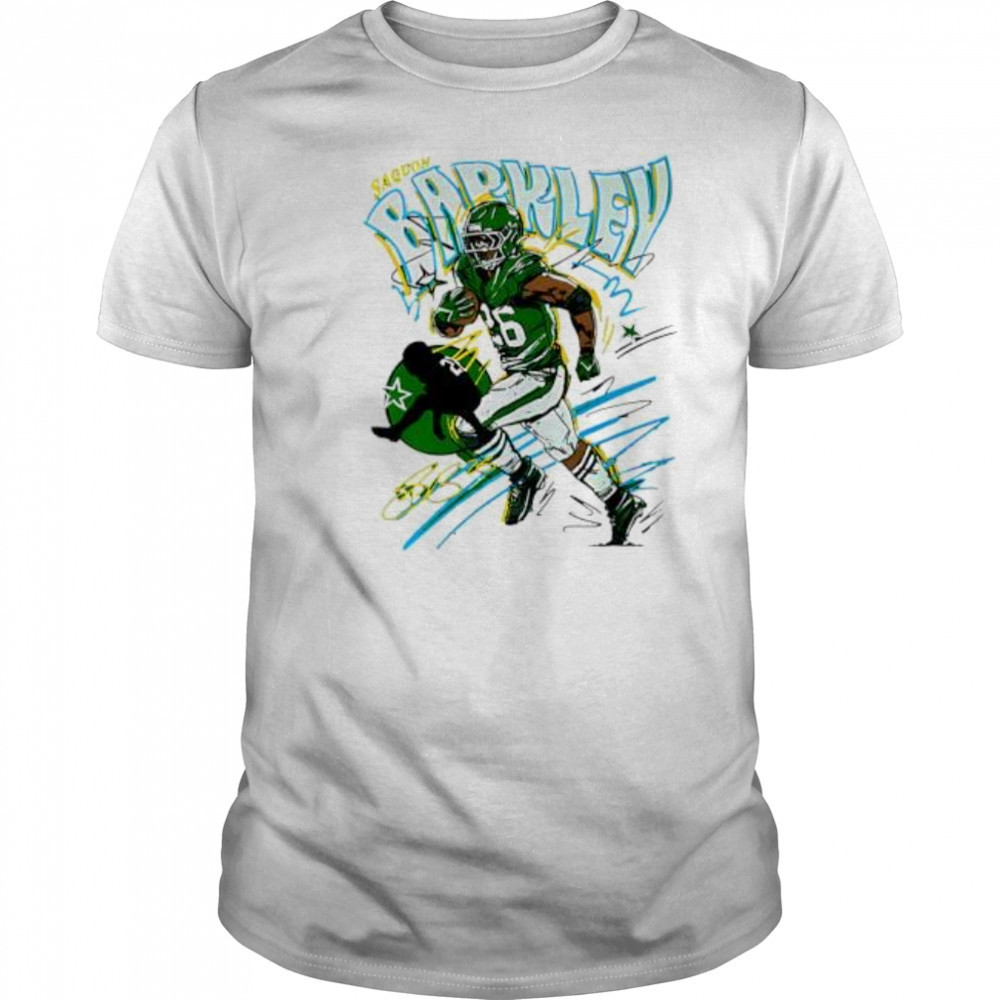 Saquon Barkley Philadelphia Scribble signature shirt