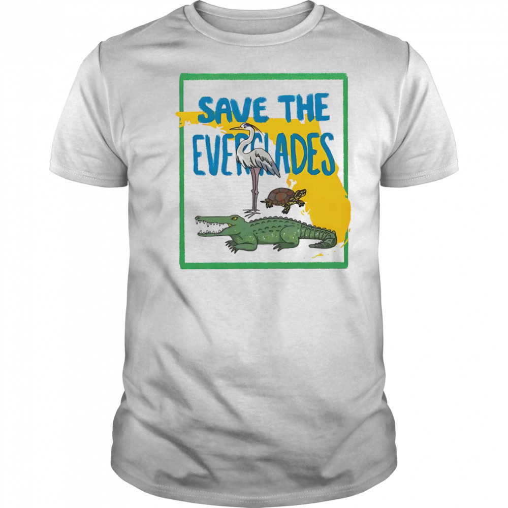 Save the Everglades Alligator shirt