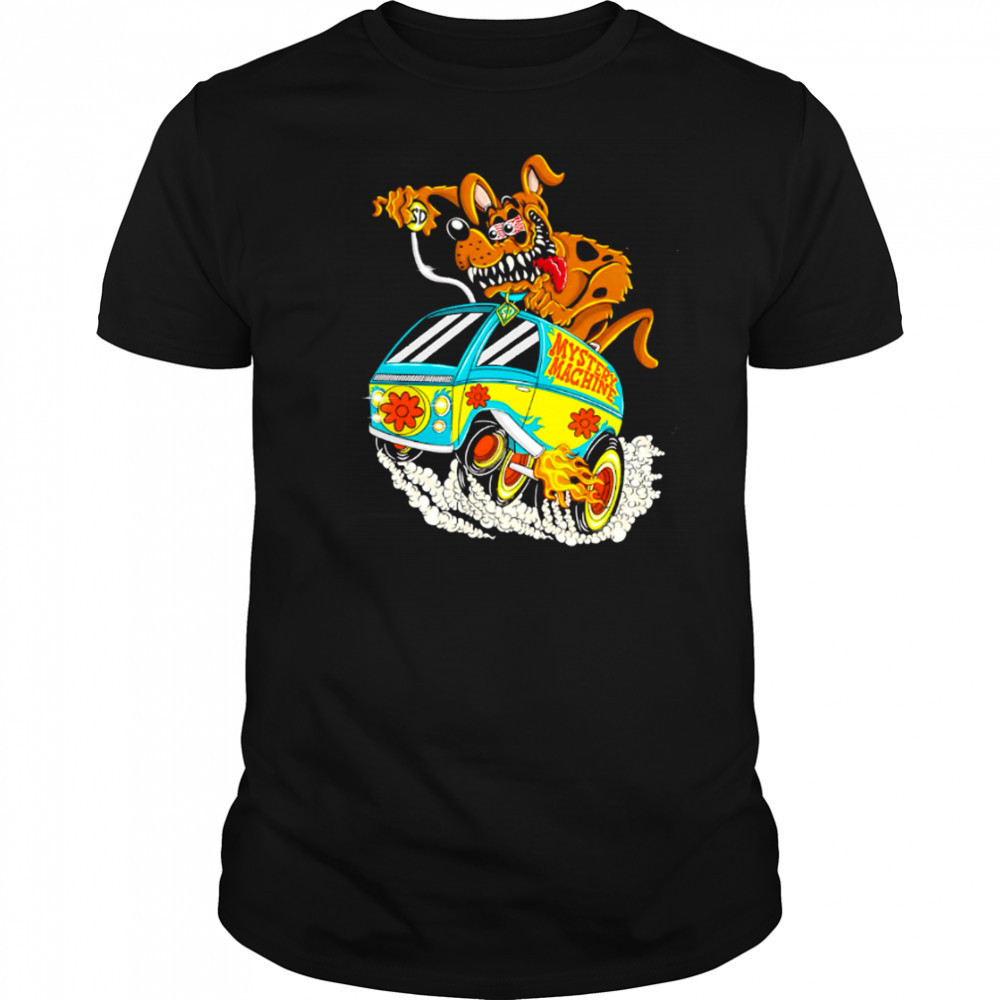 Scooby Funky Dog mystery machine shirt