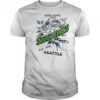 Seattle Seahawks National Football League SEA Emerald City Stripe Distressed Raglan shirt
