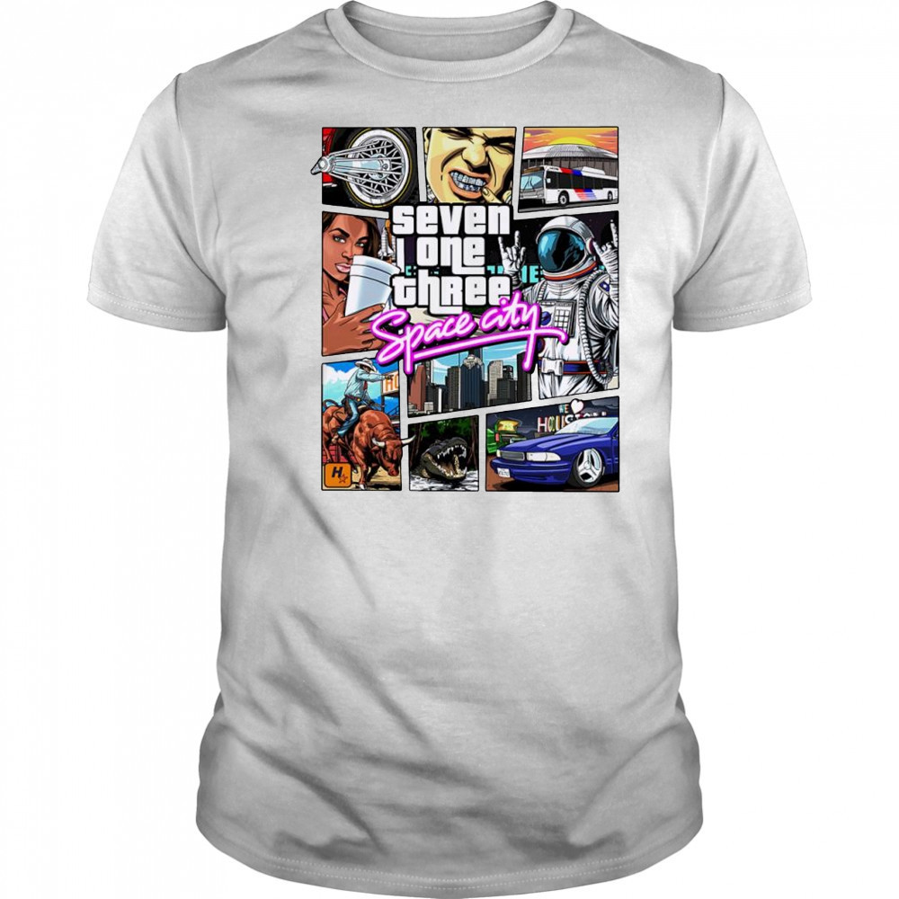 Seven One Three Grand Theft Space City shirt