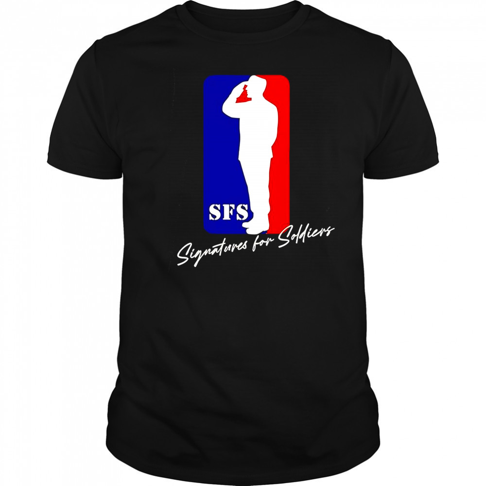 Signatures For Soldiers Baseline Logo T-Shirt