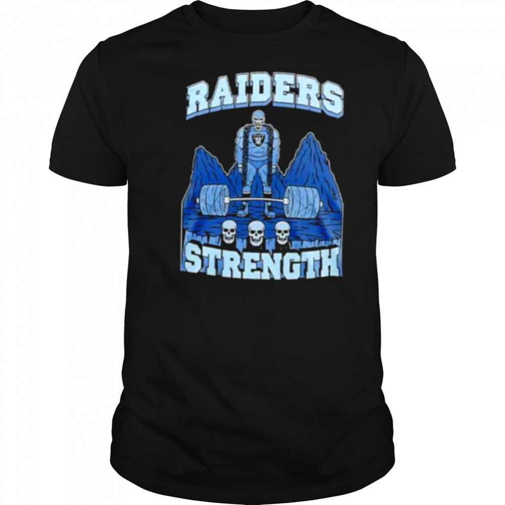 Skeleton Las Vegas Raiders Strength shirt