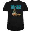 Skeleton play guitar all rig no gig shirt