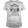 Skull skeleton grim reaper I have three sides shirt