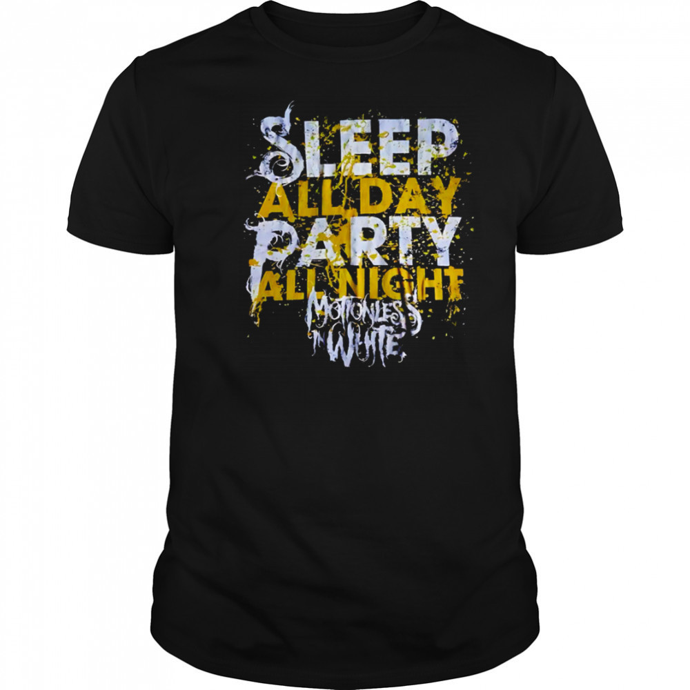 Sleep All Day Party All Night retro shirt