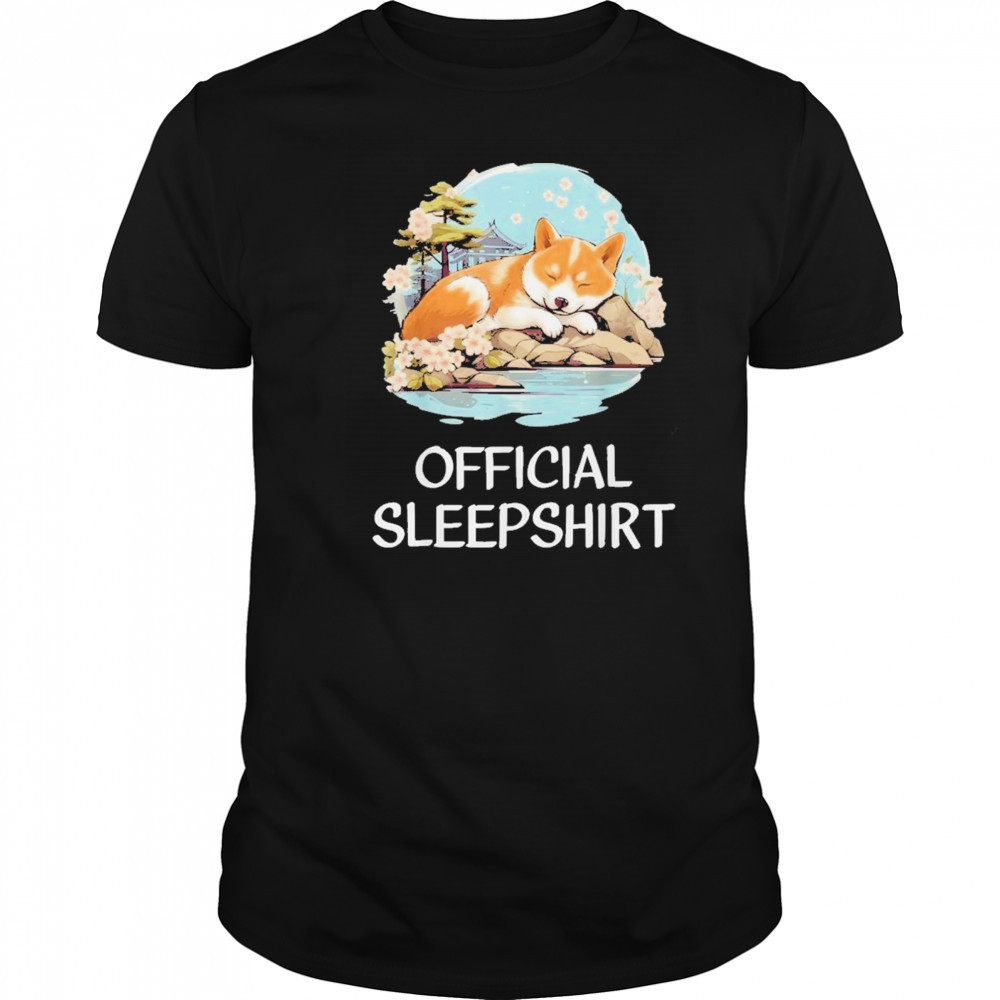 Sleepshirt Shiba Inu Pajama T-Shirt