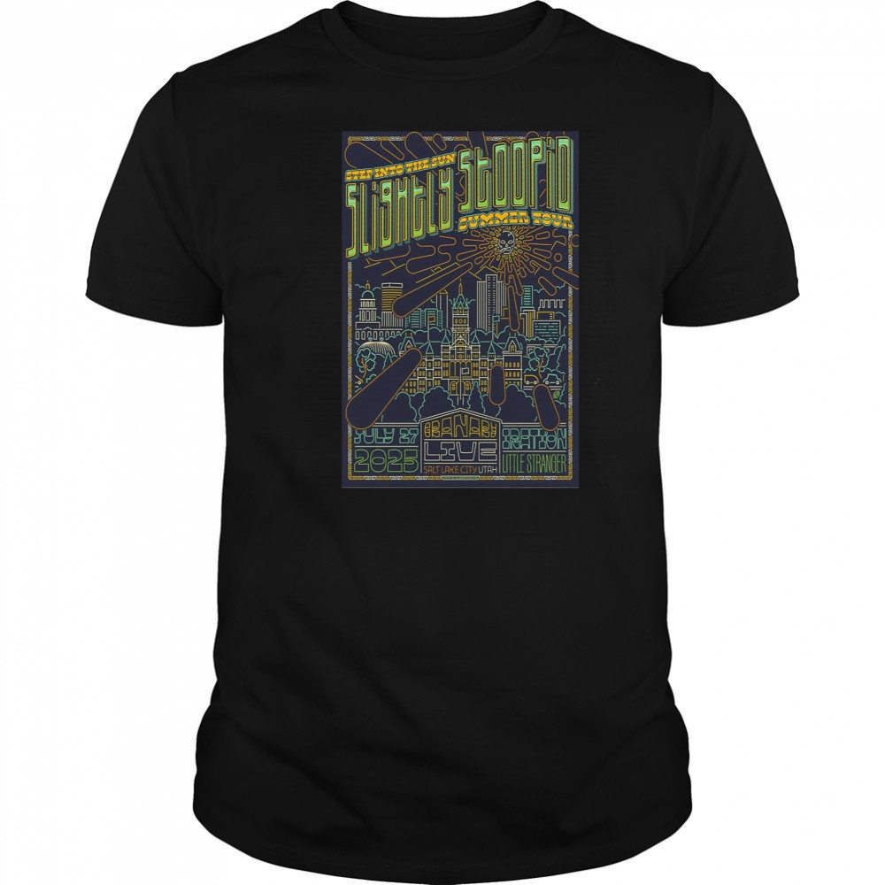 Slightly Stoopid Live Show July 27 2025 Salt Lake City UT Poster T-Shirt