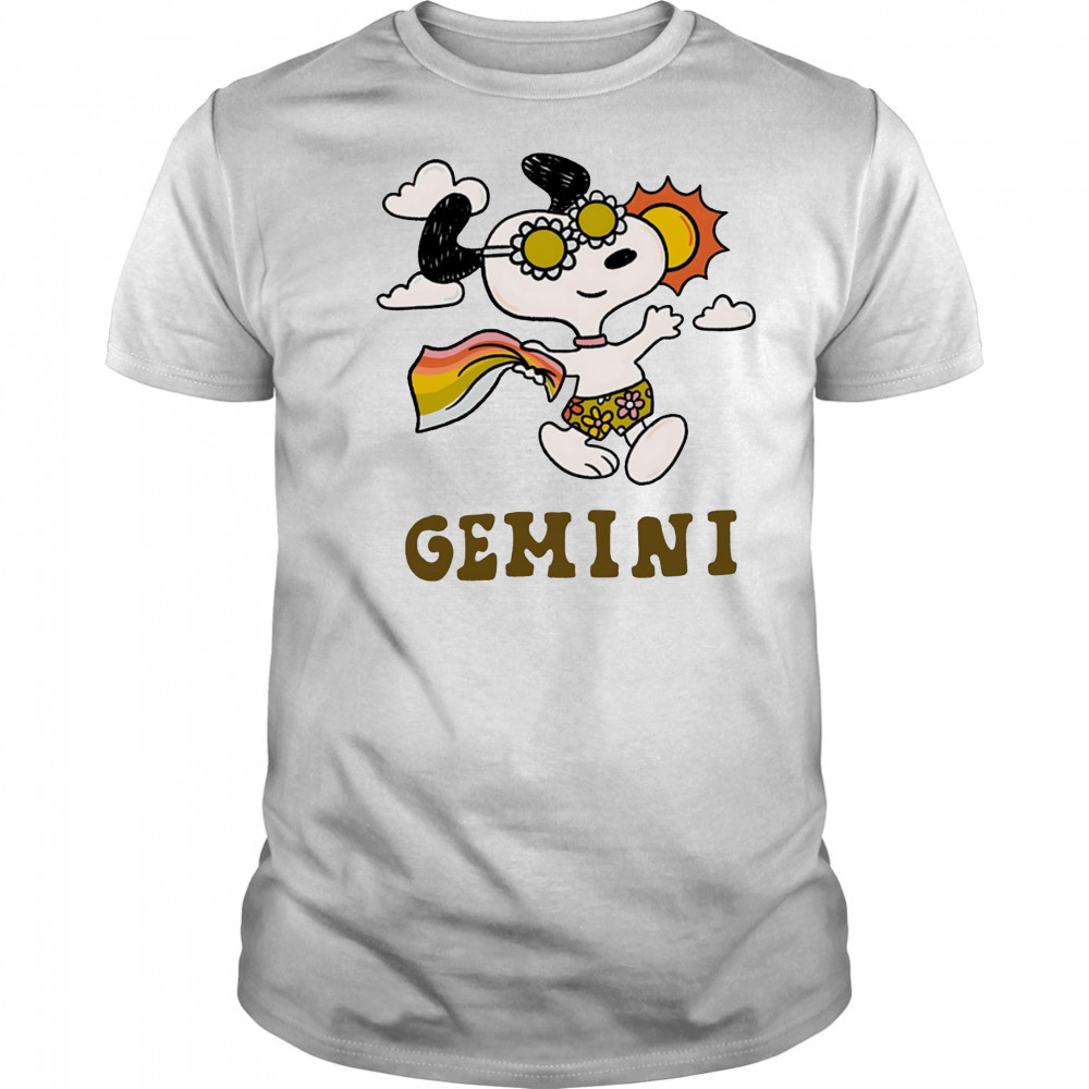 Snoopy Gemini Zodiac shirt